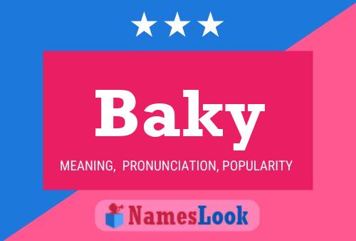 Póster del nombre Baky