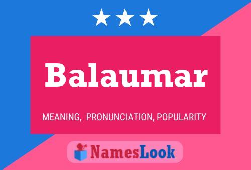 Póster del nombre Balaumar