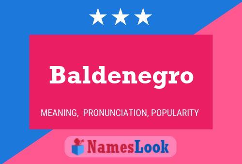 Póster del nombre Baldenegro