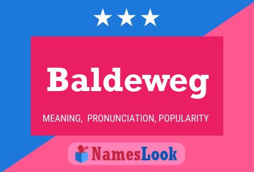 Póster del nombre Baldeweg