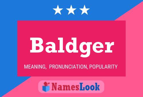 Póster del nombre Baldger