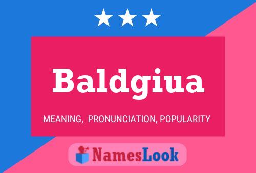 Póster del nombre Baldgiua