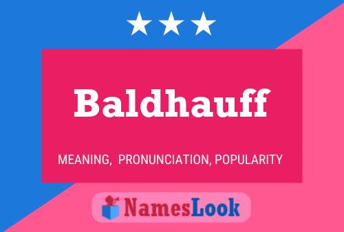 Póster del nombre Baldhauff