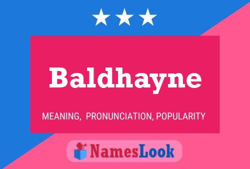 Póster del nombre Baldhayne