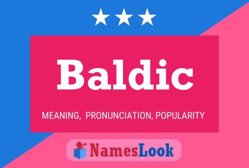 Póster del nombre Baldic