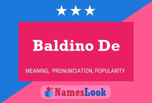 Póster del nombre Baldino De