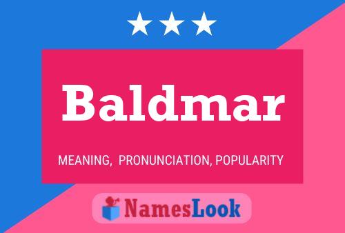 Póster del nombre Baldmar