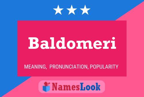 Póster del nombre Baldomeri