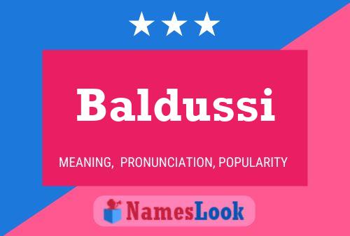 Póster del nombre Baldussi