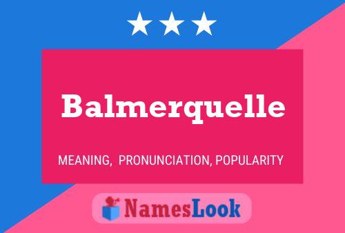 Póster del nombre Balmerquelle