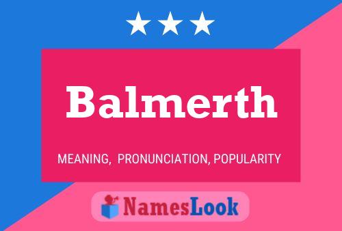 Póster del nombre Balmerth