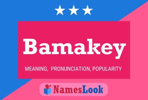 Póster del nombre Bamakey