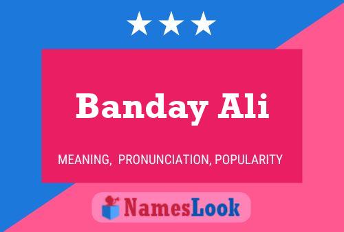 Póster del nombre Banday Ali