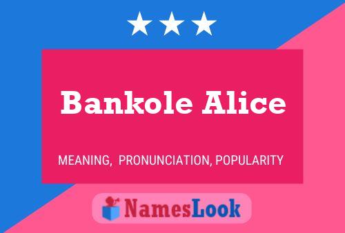 Póster del nombre Bankole Alice