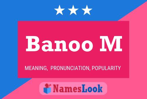 Póster del nombre Banoo M