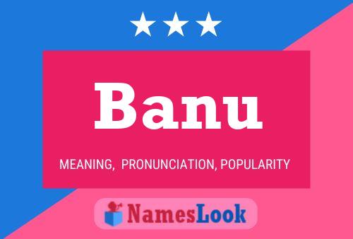 Póster del nombre Banu