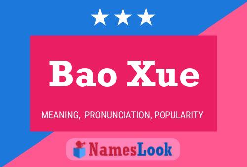 Póster del nombre Bao Xue