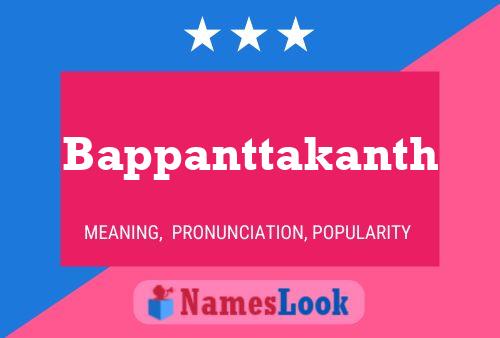 Póster del nombre Bappanttakanth