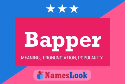 Póster del nombre Bapper