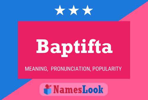 Póster del nombre Baptifta