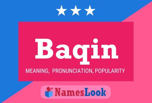 Póster del nombre Baqin