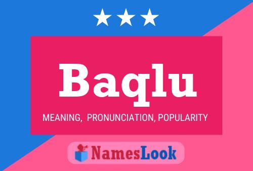 Póster del nombre Baqlu