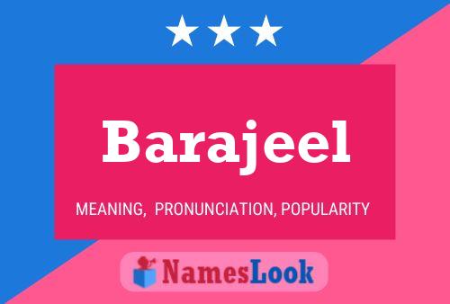 Póster del nombre Barajeel