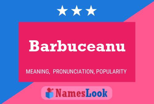 Póster del nombre Barbuceanu