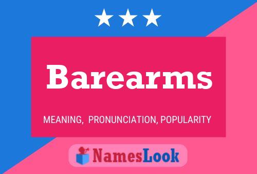 Póster del nombre Barearms