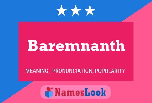 Póster del nombre Baremnanth