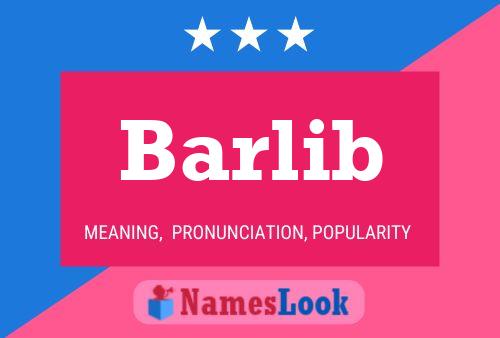 Póster del nombre Barlib