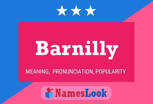 Póster del nombre Barnilly