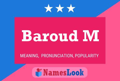 Póster del nombre Baroud M