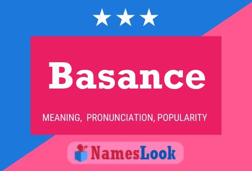 Póster del nombre Basance