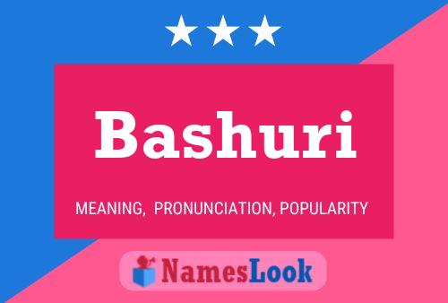 Póster del nombre Bashuri