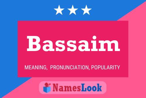 Póster del nombre Bassaim