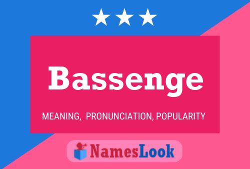 Póster del nombre Bassenge