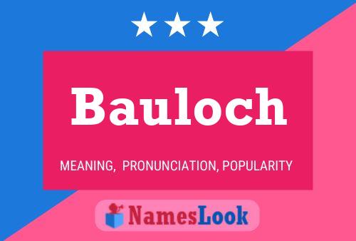 Póster del nombre Bauloch