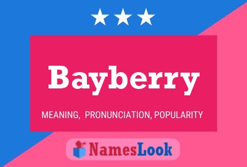 Póster del nombre Bayberry