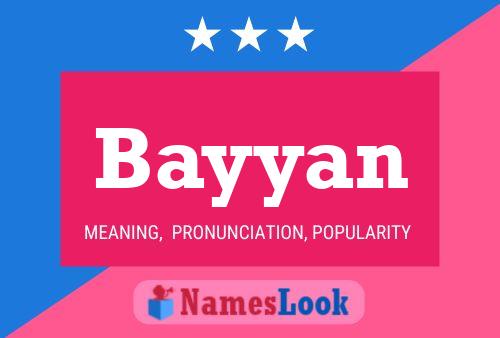 Póster del nombre Bayyan