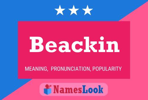 Póster del nombre Beackin