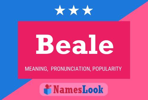 Póster del nombre Beale