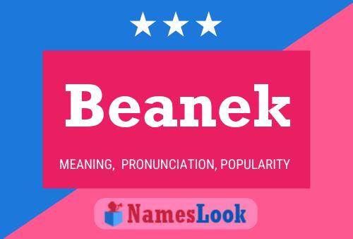 Póster del nombre Beanek