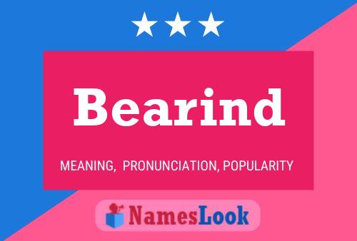 Póster del nombre Bearind