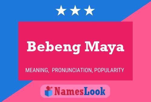 Póster del nombre Bebeng Maya