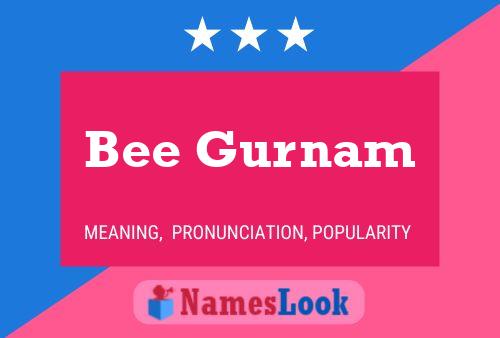 Póster del nombre Bee Gurnam