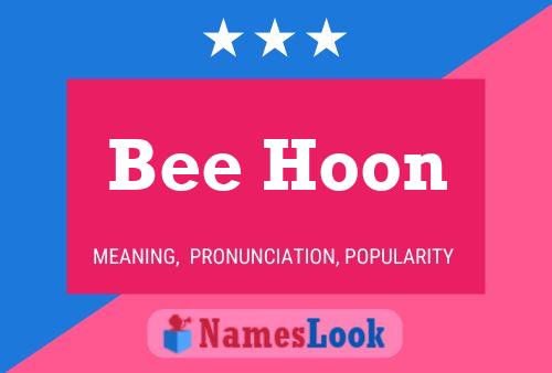 Póster del nombre Bee Hoon