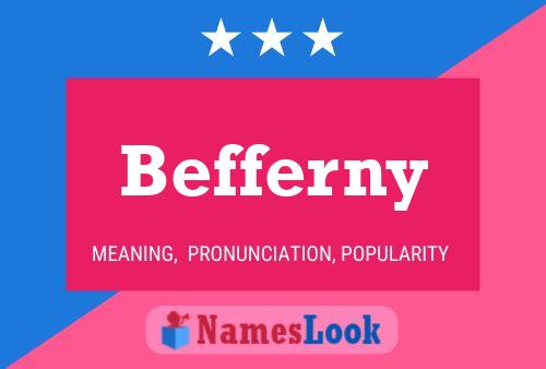 Póster del nombre Befferny