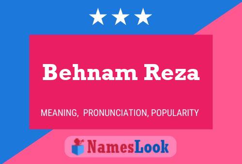 Póster del nombre Behnam Reza