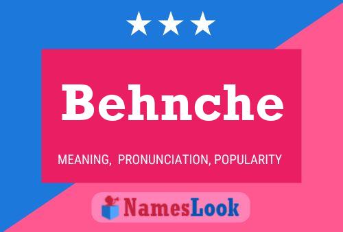 Póster del nombre Behnche